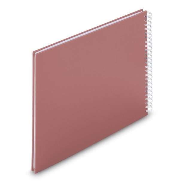 Hama album klasické spirálové FINE ART 36x32 cm, 50 stran, terra, bílé listy