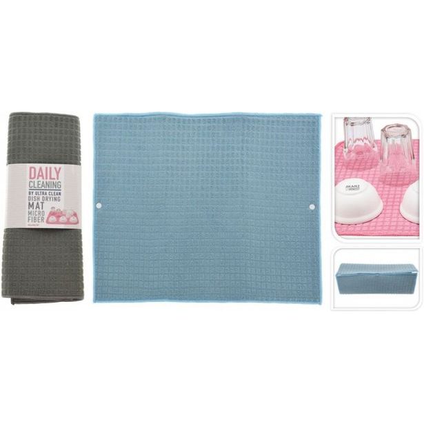 EXCELLENT HOUSEWARE Odkapávací podložka na nádobí skládací 40 x 48 cm růžová KO-WK2100020ruzo