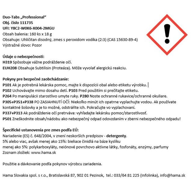 Xavax 2fázové profesionální tablety do myčky, 160 ks