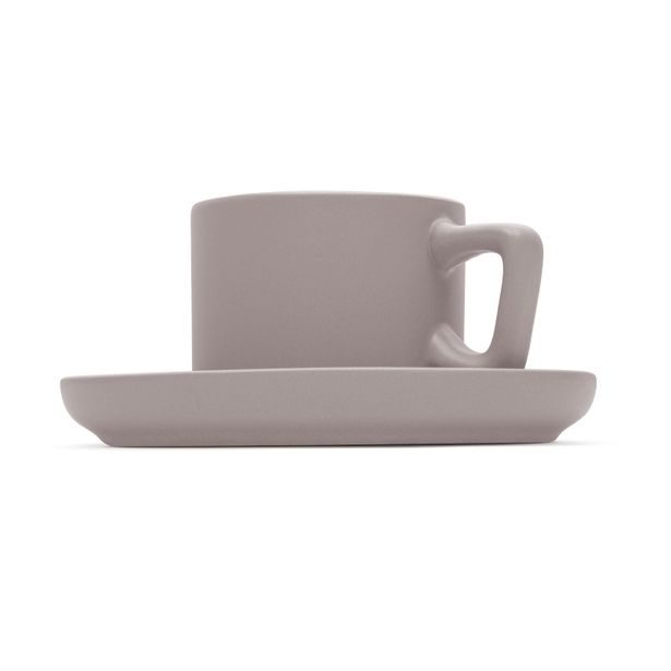 BERLINGERHAUS Sada hrnků na espresso s podšálkem 8 ks 100 ml Taupe Collection BH-10016