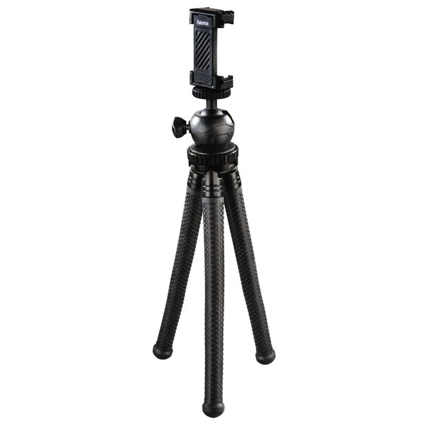 Hama stativ 'FlexPro 3v1' pro fotoaparáty, GoPro kamery a smartphone, 27 cm, černý, krabička