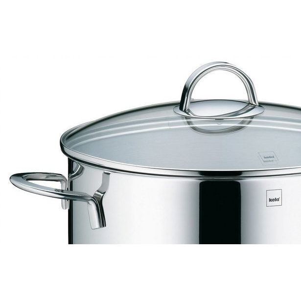 KELA Hrnec nerez se skleněnou poklicí 8,5 l CAILIN KL-10961