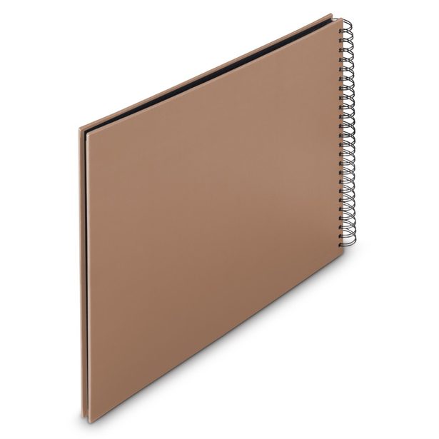 Hama album klasické spirálové FINE ART 36x32 cm, 50 stran, mousse, černé listy