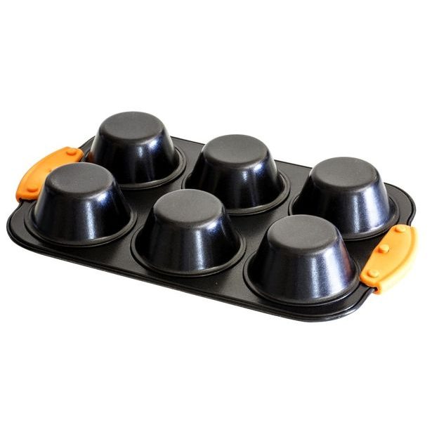 BERLINGERHAUS Forma na muffiny 6 ks silikonové rukojeti Granit Diamond Line BH-1137