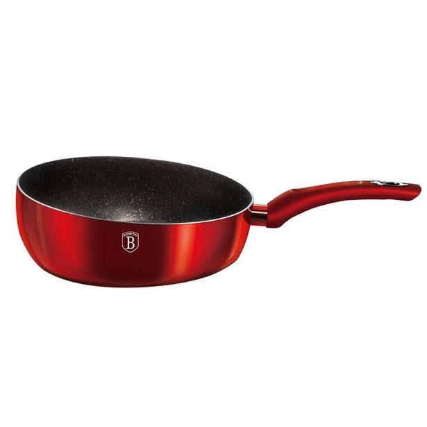 BERLINGERHAUS Pánev prohazovací 26 cm Burgundy Metallic Line BH-1302