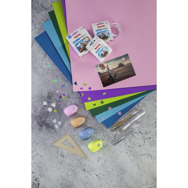 Hama fotorožky samolepiace transparentné, viskóza/papier, 500 ks