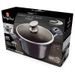 BERLINGERHAUS Kastrol s poklicí s mramorovým povrchem 24 cm Carbon PRO Line BH-6893