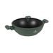 BERLINGERHAUS Pánev wok s poklicí a titanovým povrchem 30 cm Matte Green Collection BH-8160
