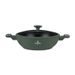 BERLINGERHAUS Pánev wok s poklicí a titanovým povrchem 30 cm Matte Green Collection BH-8160