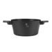 BERLINGERHAUS Kastrol s titanovým povrchem a poklicí 24 cm Antracit Collection BH-8131