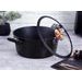 BERLINGERHAUS Kastrol s poklicí s mramorovým povrchem 20 cm Black Rose Collection BH-1641