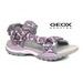 GEOX sandály J BOREALIS G. A GREY/LILAC