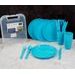 EXCELLENT HOUSEWARE Pikniková sada nádobí v boxu 31 ks modrá KO-030001750modr