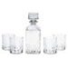 EXCELLENT HOUSEWARE Whiskey set karafa + sklenice sada 5 ks křišťálové sklo, 0,9L KO-CD1003190