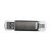 Hama laeta Twin FlashPen, USB 2.0, 64 GB, 10 MB/s, šedý