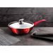 BERLINGERHAUS Pánev WOK s poklicí s mramorovým povrchem 28 cm Burgundy Metallic Line BH-1265