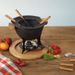 KELA Fondue set COUNTRY 11-dílný litina / dřevo KL-16644