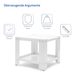 Xavax Giant Universal Stand for Wash. Machine/Dryer with Base Division, 60x60cm