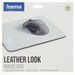 Hama podložka pod myš s koženým designem, bílá