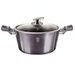 BERLINGERHAUS Kastrol s poklicí s mramorovým povrchem 20 cm Carbon PRO Line BH-6892