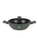 BERLINGERHAUS Pánev wok s poklicí a titanovým povrchem 30 cm Matte Green Collection BH-8160