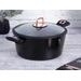 BERLINGERHAUS Kastrol s poklicí s mramorovým povrchem 20 cm Black Rose Collection BH-1641