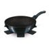 BERLINGERHAUS Pánev WOK s mramorovým povrchem 30 cm Aquamarine Metallic Line BH-6114