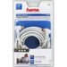 HAMA ANTÉNNY KÁBEL VIDLICA - ZÁSUVKA, KOLMÉ KONEKTORY, 95 DB, 3*, 5 M - SAT KÁBLE - AUDIO A TV