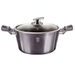 BERLINGERHAUS Kastrol s poklicí s mramorovým povrchem 30 cm Carbon PRO Line BH-6924