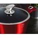 BERLINGERHAUS Kastrol s mramorovým povrchem a poklicí 24 cm Burgundy Metallic Line BH-1257