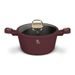 BERLINGERHAUS Kastrol s titanovým povrchem a poklicí 24 cm Leonardo Collection BH-8041