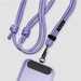 Black Rock Universal Lanyard, šňůrka na mobil, s karabinkou, 30-60 cm, fialová
