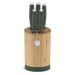 BERLINGERHAUS Sada nožů se stojanem BAMBOO 6 ks Matte Green Collection BH-2757