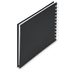 Hama album klasické spirálové FINE ART 18,5x15 cm, 30 stran, nová černá, bílé listy