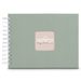 Hama album klasické spirálové FINE ART 24x17 cm, 50 stran, sage, bílé listy
