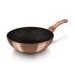BERLINGERHAUS Pánev Wok s mramorovým povrchem 28 cm Rosegold Metallic Line BH-1512