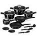 BERLINGERHAUS Sada nádobí s titanovým povrchem 15 ks Black Vantage Collection BH-8232
