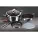 BERLINGERHAUS Sada nádobí s mramorovým povrchem 6 ks Carbon PRO Line BH-6905