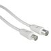 HAMA ANTENNA CABLE COAXIAL MALE PLUG - COAXIAL FEMALE JACK, 1 M, 75 DB - ANTÉNNE KÁBLE - AUDIO A TV