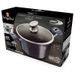 BERLINGERHAUS Kastrol s poklicí s mramorovým povrchem 28 cm Carbon PRO Line BH-6894
