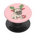 PopSockets PopGrip Gen.2, Holiday Pug, vánočný mopslík