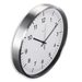Hama Java, nástěnné hodiny řízené rádiovým signálem, 35 cm, stříbrné