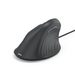 Hama vertikální ergonomická kabelová myš ECM-500L, pro leváky, černá