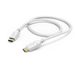 Hama kabel USB-C 2.0 typ C vidlice - C vidlice, 1,5 m, bílá