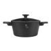 BERLINGERHAUS Kastrol s titanovým povrchem a poklicí 24 cm Antracit Collection BH-8131