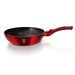BERLINGERHAUS Pánev WOK s mramorovým povrchem 30 cm Burgundy Metallic Line BH-6166