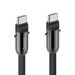 Hama USB-C kabel a šňůrka na mobil 2v1, 1,2 m, černá