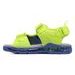 Detská letná obuv GEOX J SANDAL ANDROID BOY FLUO YELLOW/ROYAL