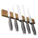 BERLINGERHAUS Sada nožů s magnetickým držákem z akátového dřeva 6 ks Antracit Collection BH-2940