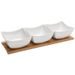 EXCELLENT HOUSEWARE Servírovací misky na dřevěném podnose sada 4 ks KO-210001440